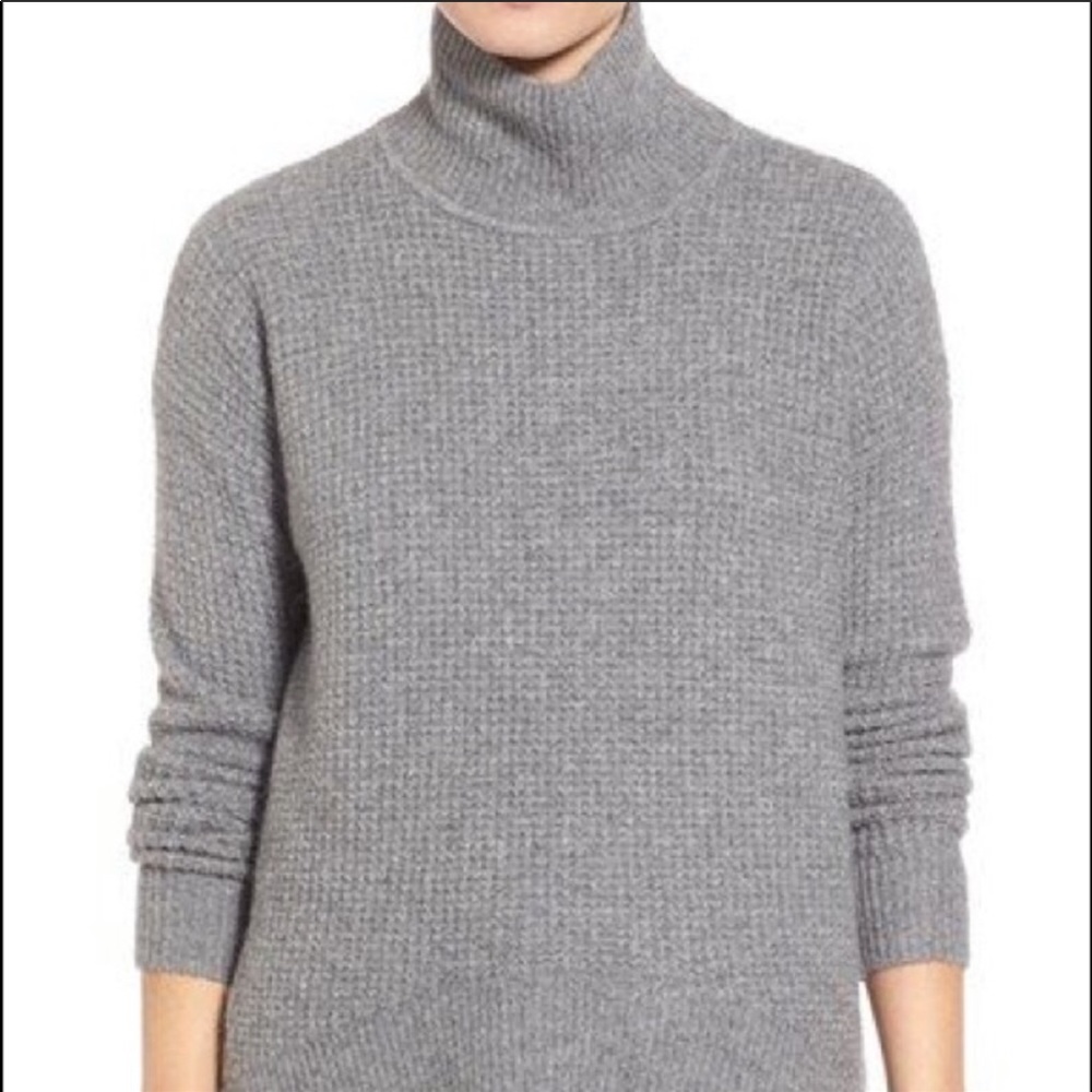 Madewell Wafflestitch Turtleneck Sweater